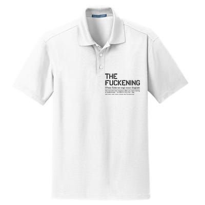 The Fuckening Bad Day Dry Zone Grid Polo