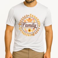 Thanksgiving Family Blessed Thankful Grateful Happy Emblem Performance Shirt