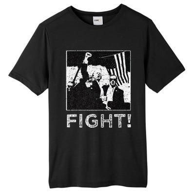 Trump Fist Bump Flight Rally Assault Tall Fusion ChromaSoft Performance T-Shirt