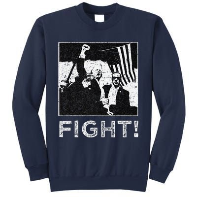 Trump Fist Bump Flight Rally Assault Sweatshirt