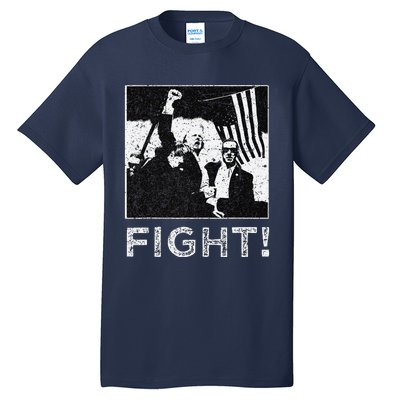 Trump Fist Bump Flight Rally Assault Tall T-Shirt