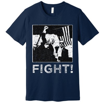 Trump Fist Bump Flight Rally Assault Premium T-Shirt