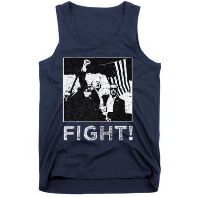 Trump Fist Bump Flight Rally Assault Tank Top