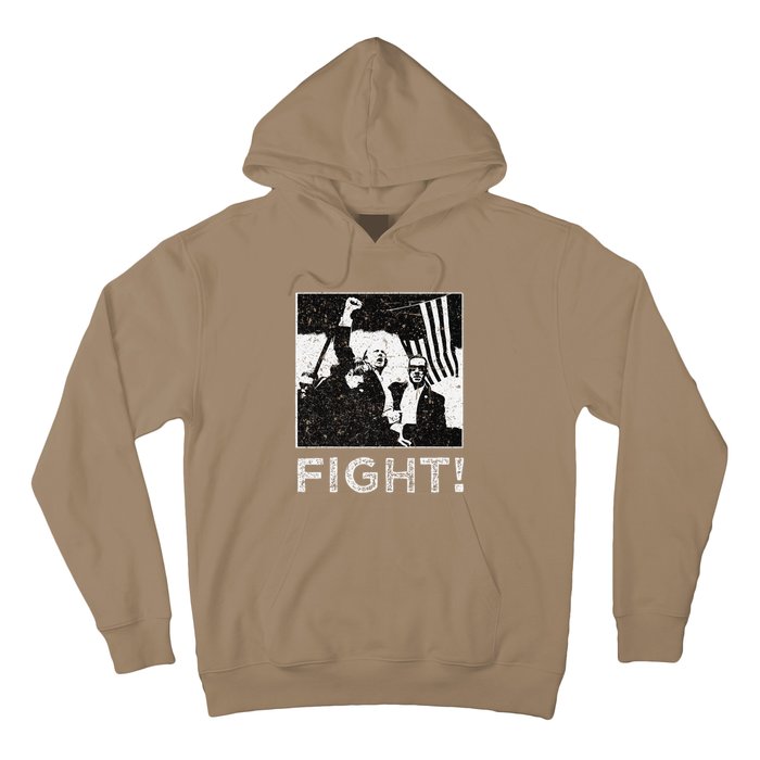 Trump Fist Bump Flight Rally Assault Hoodie