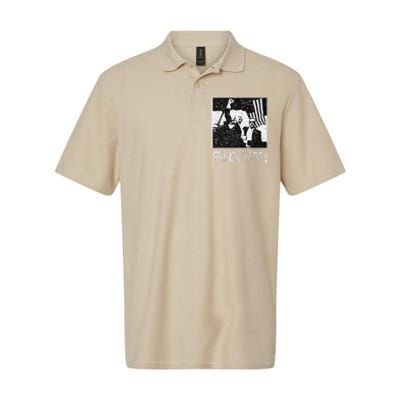 Trump Fist Bump Flight Rally Assault Softstyle Adult Sport Polo