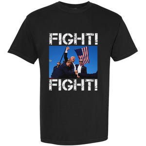 Trump Fight Bold Election 2024 Design Garment-Dyed Heavyweight T-Shirt