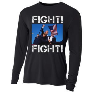 Trump Fight Bold Election 2024 Design Cooling Performance Long Sleeve Crew