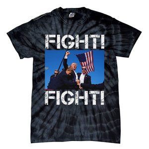 Trump Fight Bold Election 2024 Design Tie-Dye T-Shirt