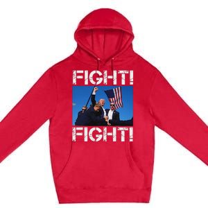 Trump Fight Bold Election 2024 Design Premium Pullover Hoodie