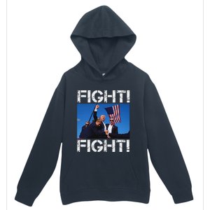 Trump Fight Bold Election 2024 Design Urban Pullover Hoodie