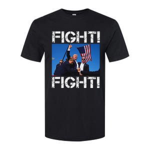 Trump Fight Bold Election 2024 Design Softstyle CVC T-Shirt