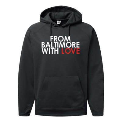 Th3visonary83 From Baltimore With Love Performance Fleece Hoodie