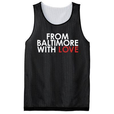 Th3visonary83 From Baltimore With Love Mesh Reversible Basketball Jersey Tank