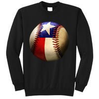 Texas Flag Baseball Sweatshirt