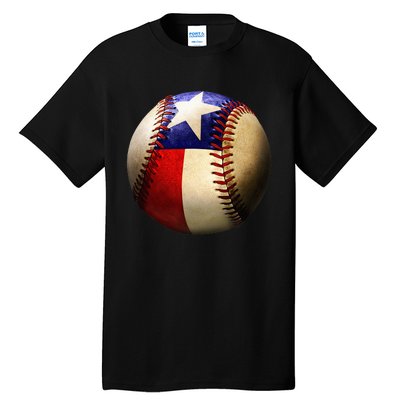 Texas Flag Baseball Tall T-Shirt