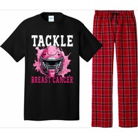 Tackle Football Breast Cancer Awareness Pink Ribbon Kids Pajama Set