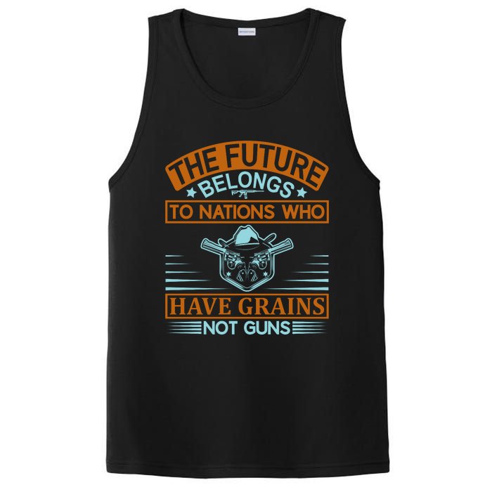 The Future Belongs To Nations Who Have Grains Not Guns PosiCharge Competitor Tank