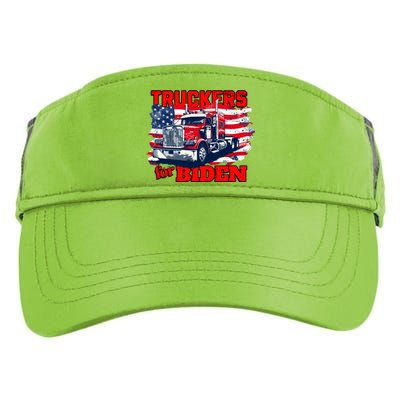 Truckers For Biden Trucks Truck Driving American Flag Gift Adult Drive Performance Visor