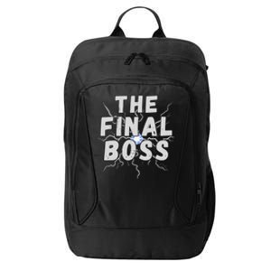 The Final Boss Rock Lightning Wrestling Rock Final Boss City Backpack