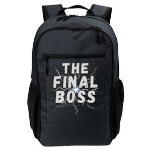 The Final Boss Rock Lightning Wrestling Rock Final Boss Daily Commute Backpack