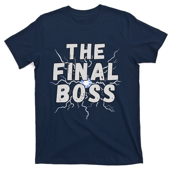 The Final Boss Rock Lightning Wrestling Rock Final Boss T-Shirt