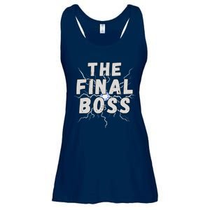 The Final Boss Rock Lightning Wrestling Rock Final Boss Ladies Essential Flowy Tank