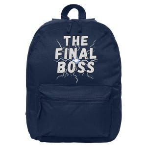 The Final Boss Rock Lightning Wrestling Rock Final Boss 16 in Basic Backpack