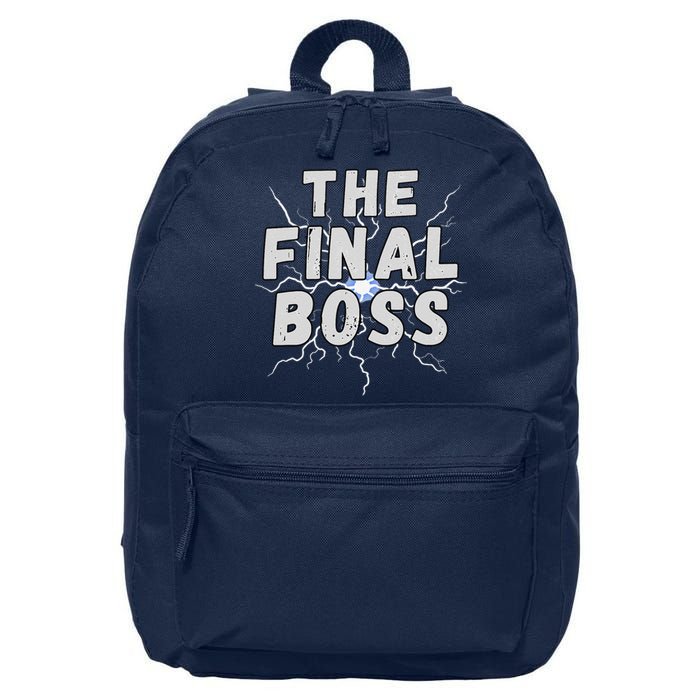 The Final Boss Rock Lightning Wrestling Rock Final Boss 16 in Basic Backpack