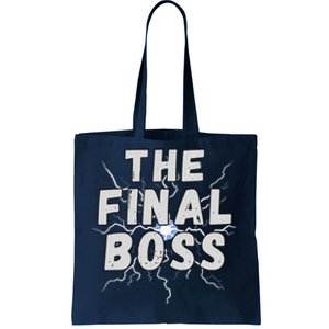 The Final Boss Rock Lightning Wrestling Rock Final Boss Tote Bag