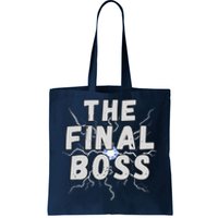 The Final Boss Rock Lightning Wrestling Rock Final Boss Tote Bag