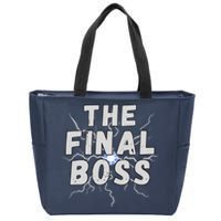 The Final Boss Rock Lightning Wrestling Rock Final Boss Zip Tote Bag