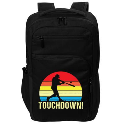 Touchdown!gift Funny Baseball Touchdown Teegift Great For Games Gift Impact Tech Backpack