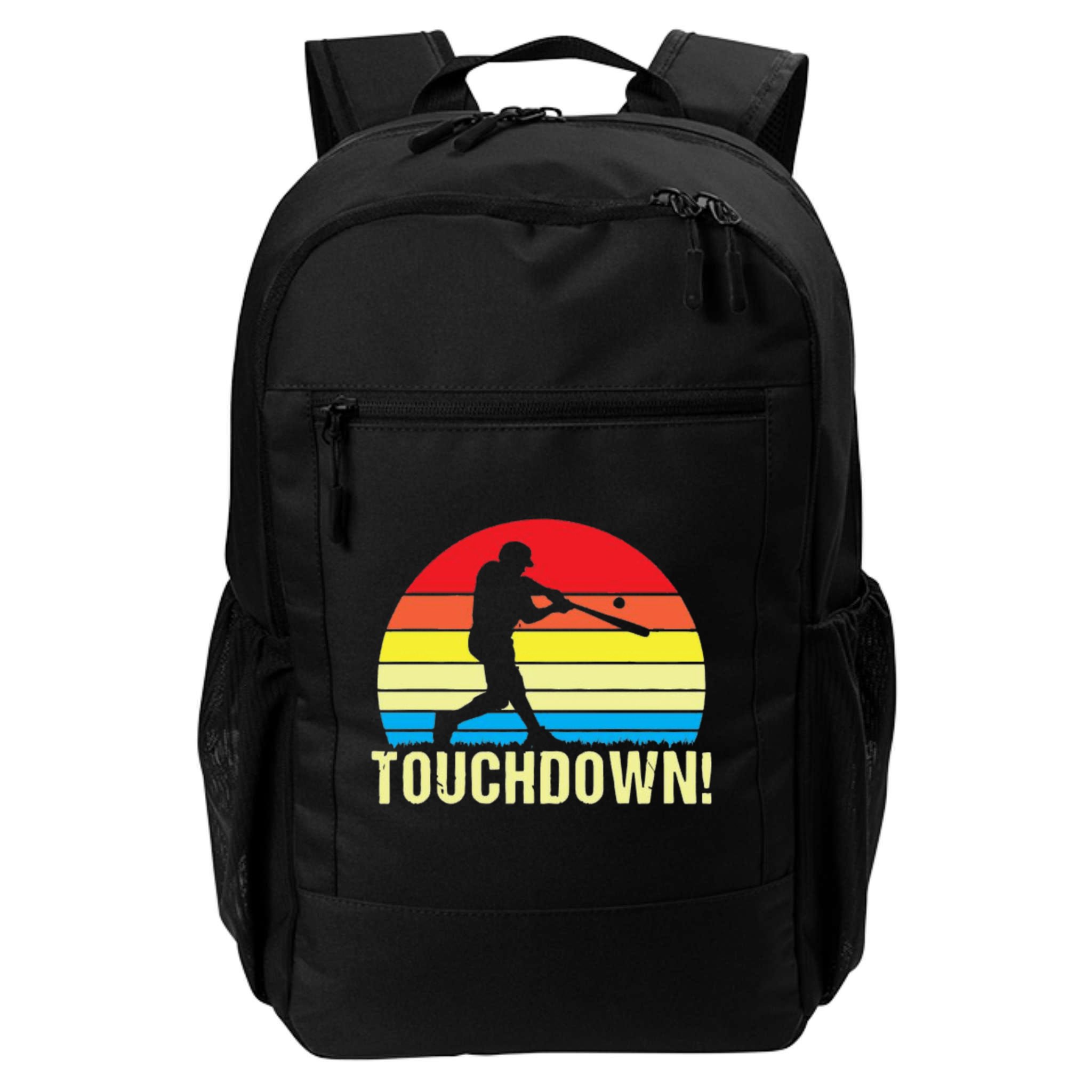 Touchdown!gift Funny Baseball Touchdown Teegift Great For Games Gift Backpack
