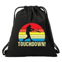 Touchdown!gift Funny Baseball Touchdown Teegift Great For Games Gift Drawstring Bag