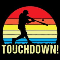 Touchdown!gift Funny Baseball Touchdown Teegift Great For Games Gift Drawstring Bag