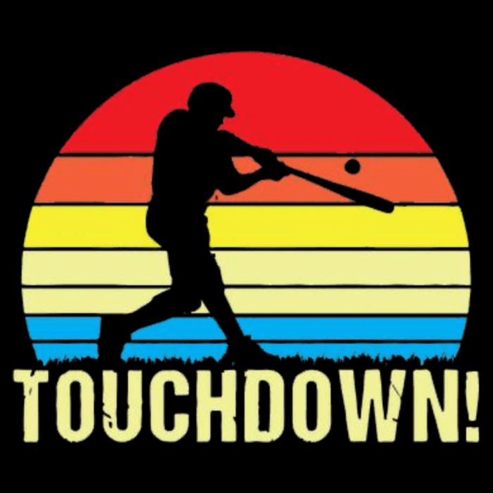 Touchdown!gift Funny Baseball Touchdown Teegift Great For Games Gift Drawstring Bag