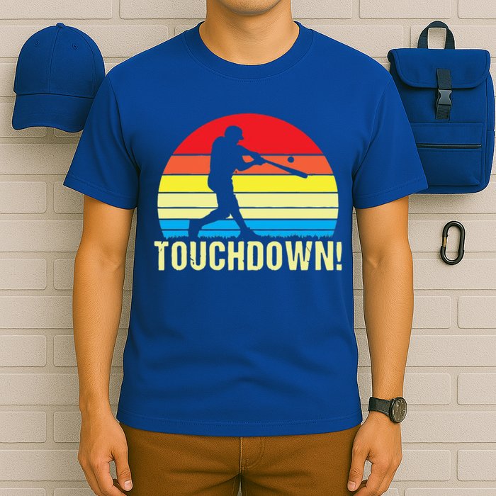 Touchdown!gift Funny Baseball Touchdown Teegift Great For Games Gift T-Shirt