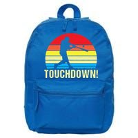Touchdown!gift Funny Baseball Touchdown Teegift Great For Games Gift 16 in Basic Backpack