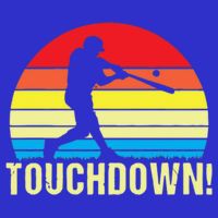 Touchdown!gift Funny Baseball Touchdown Teegift Great For Games Gift 16 in Basic Backpack