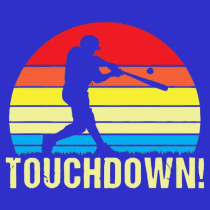 Touchdown!gift Funny Baseball Touchdown Teegift Great For Games Gift 16 in Basic Backpack