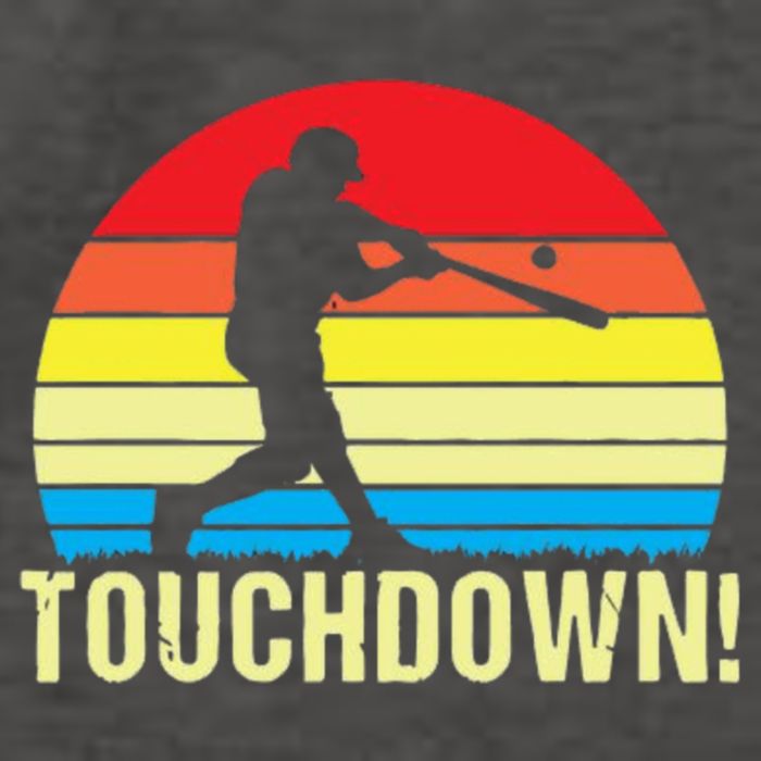 Touchdown!gift Funny Baseball Touchdown Teegift Great For Games Gift Vector Backpack