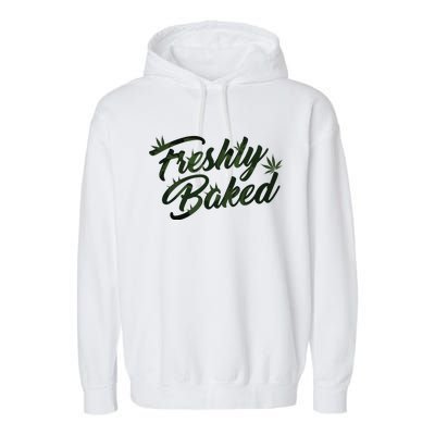 THC Freshly Baked Cannabis Medical Marijuana Garment-Dyed Fleece Hoodie