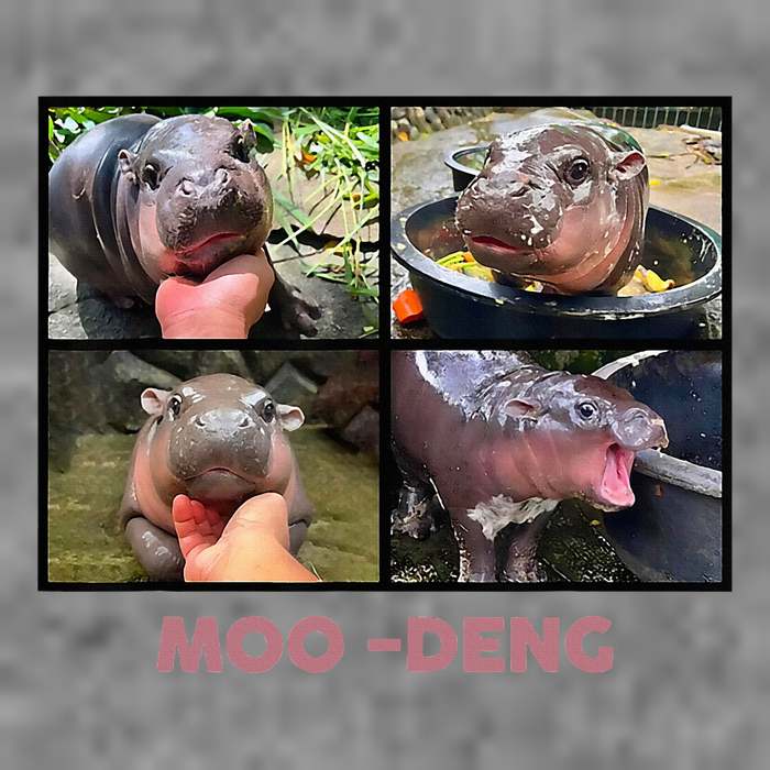 The Famous Baby Pigmy Hippo Moodeng Tall Sweatshirt
