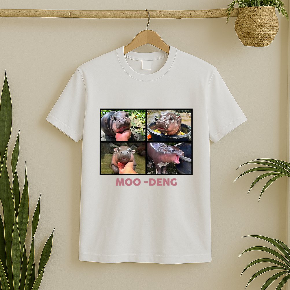 The Famous Baby Pigmy Hippo Moodeng T-Shirt