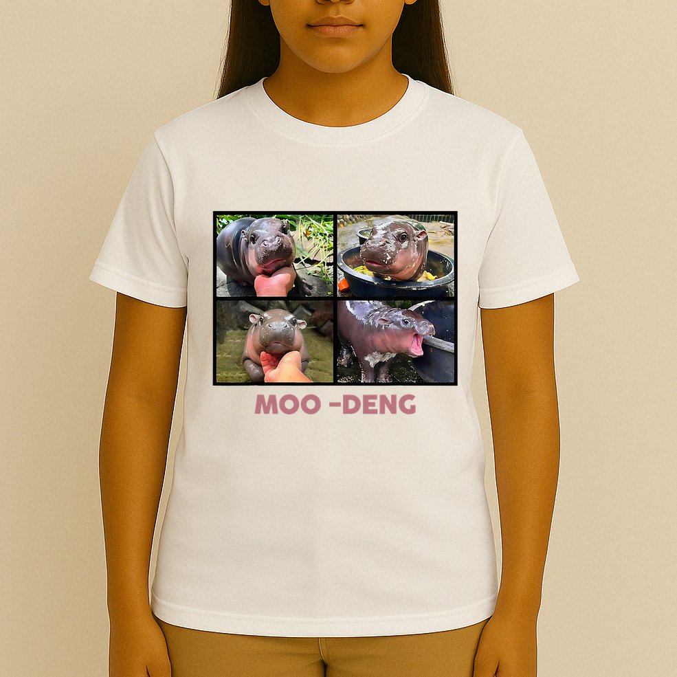 The Famous Baby Pigmy Hippo Moodeng T-Shirt