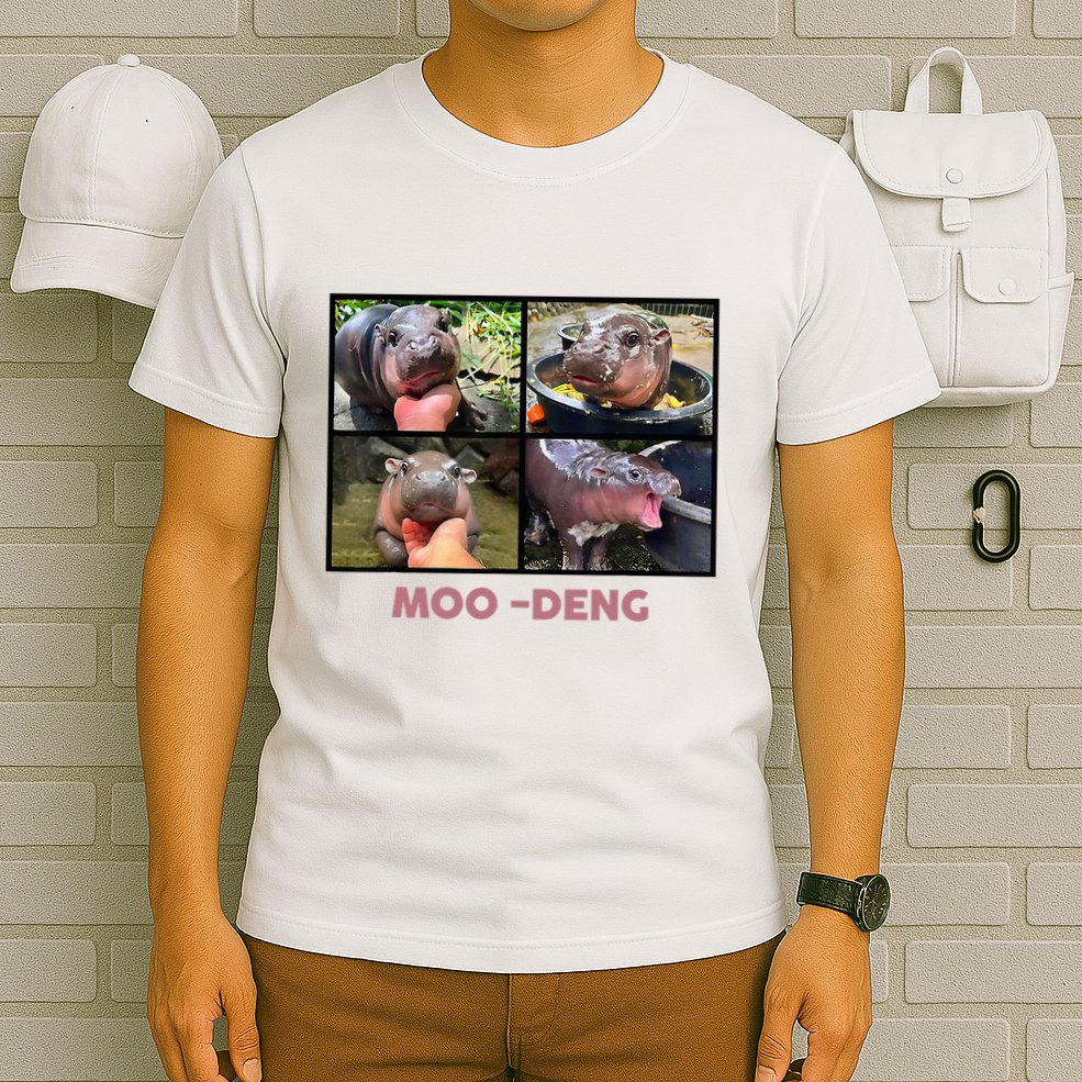 The Famous Baby Pigmy Hippo Moodeng T-Shirt