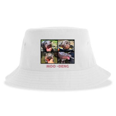 The Famous Baby Pigmy Hippo Moodeng Sustainable Bucket Hat