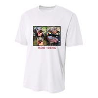 The Famous Baby Pigmy Hippo Moodeng Youth Performance Sprint T-Shirt