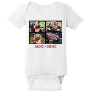 The Famous Baby Pigmy Hippo Moodeng Baby Bodysuit