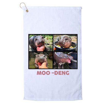The Famous Baby Pigmy Hippo Moodeng Golf Towel